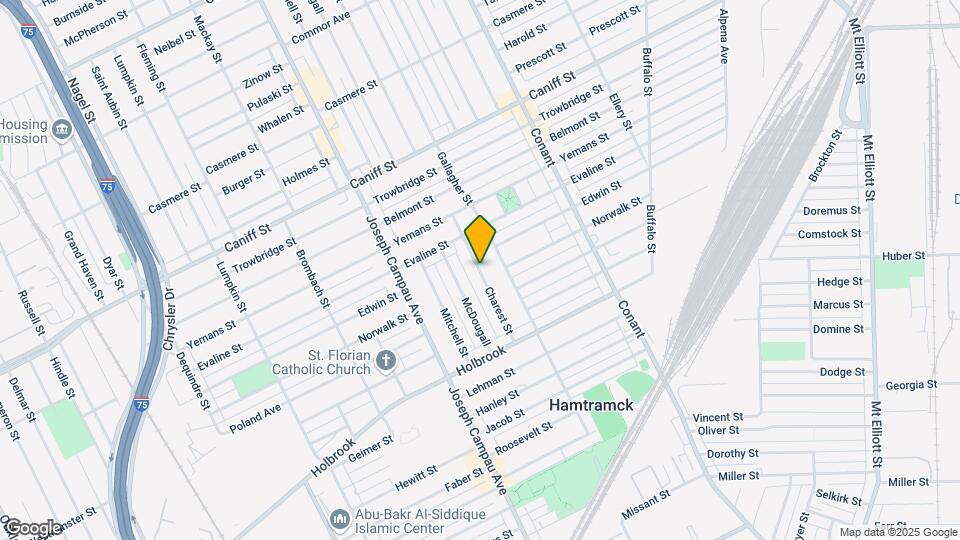 9485 Charest St Map and Location Details