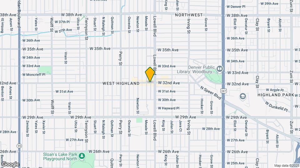 3620 W 32nd Ave Mapa y Detalles de la Ubicación