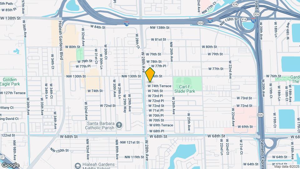 2769 W 74th Terrace Map and Location Details