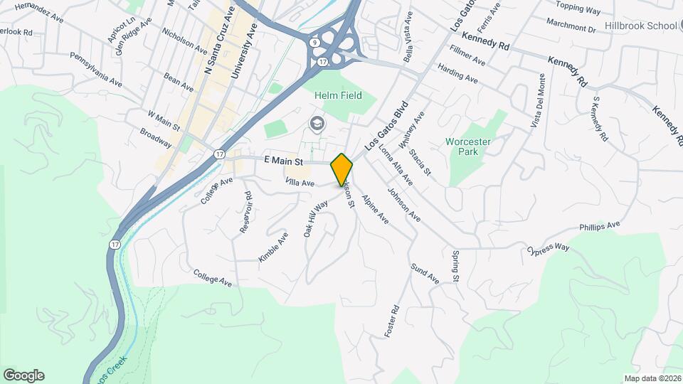 12 Oak Hill Way Map and Location Details