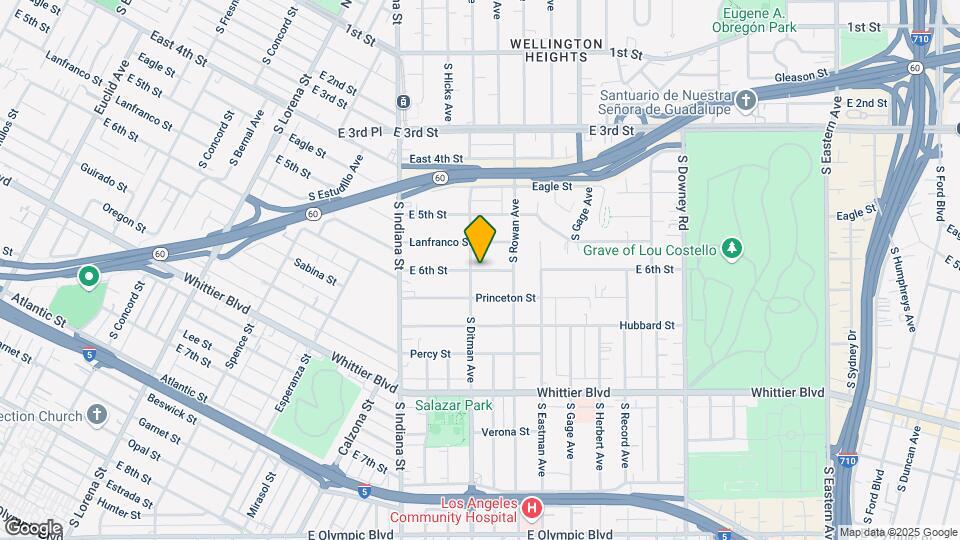 3819 E 6th St Map and Location Details