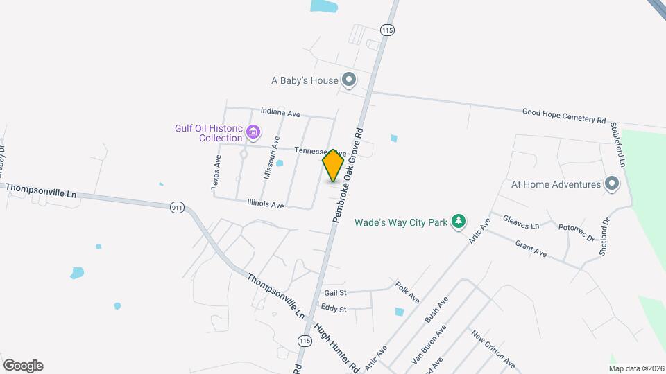 9063 Pembroke Oak Grove Rd Map and Location Details