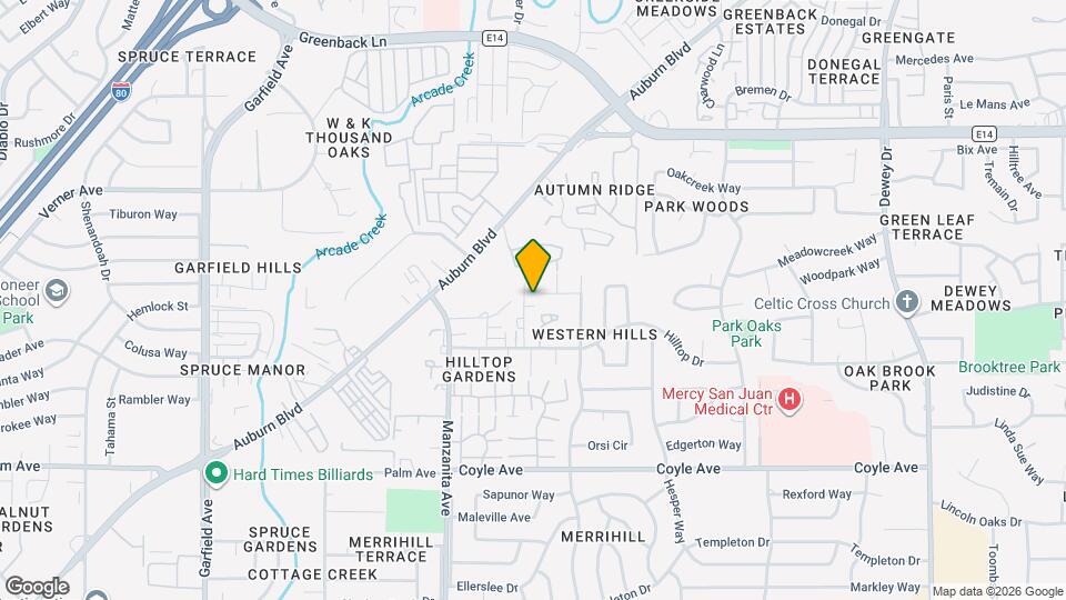 5912 Del Campo Ln Map and Location Details