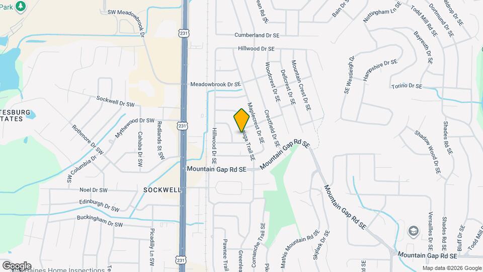 11322 Chicamauga Trail SE Map and Location Details