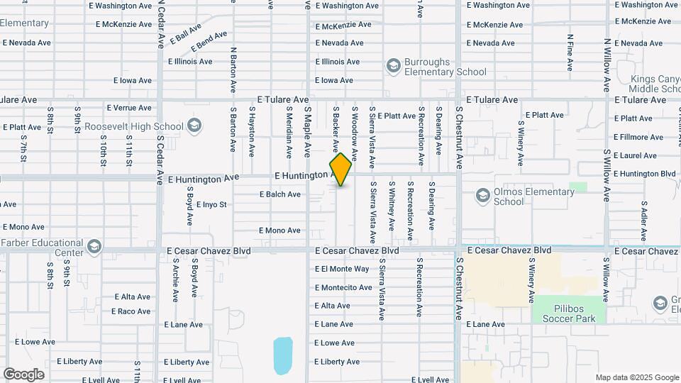 429 S Backer Ave Map and Location Details