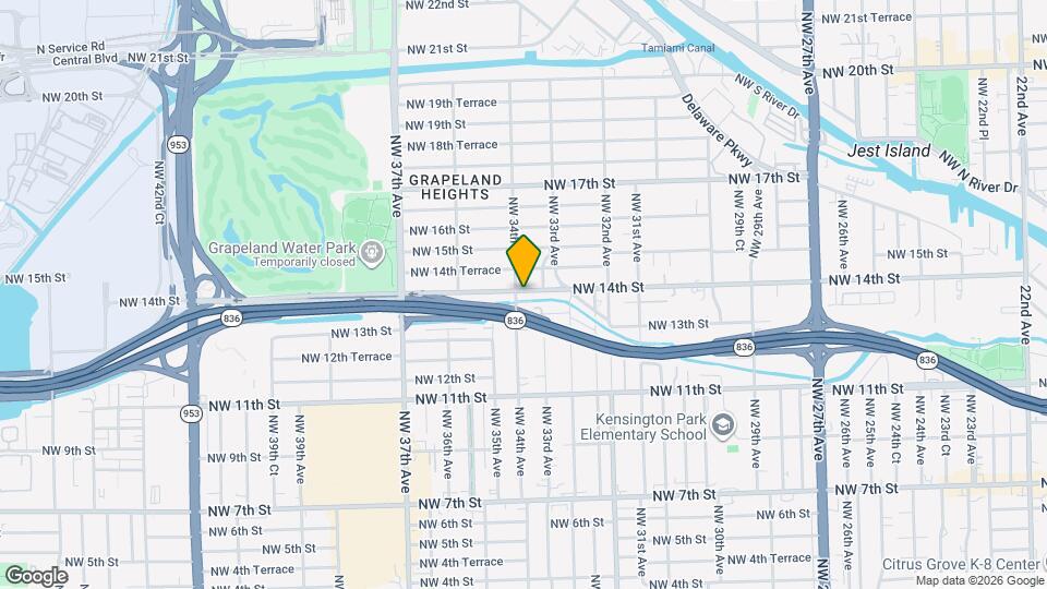 3380 NW 14th St Map and Location Details
