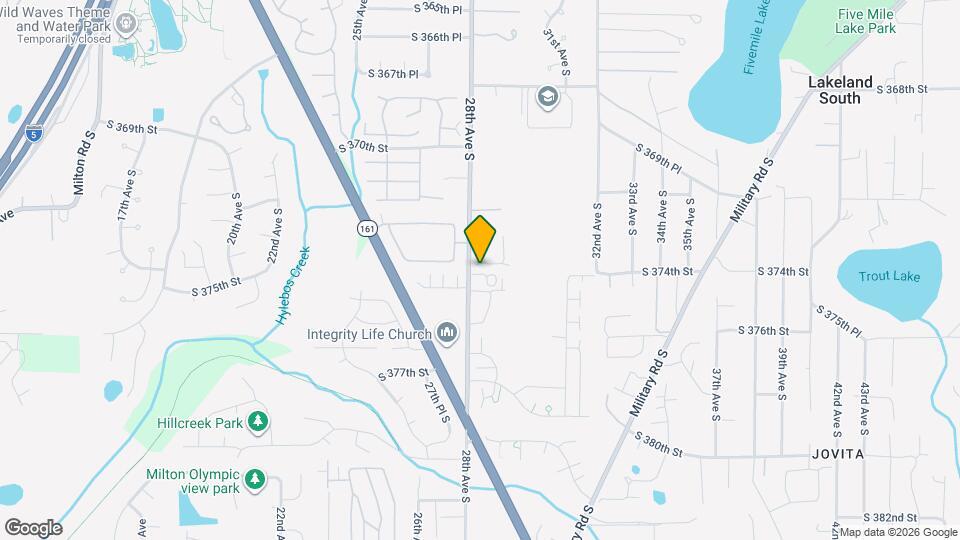 2907 S 373rd Pl Mapa y Detalles de la Ubicación