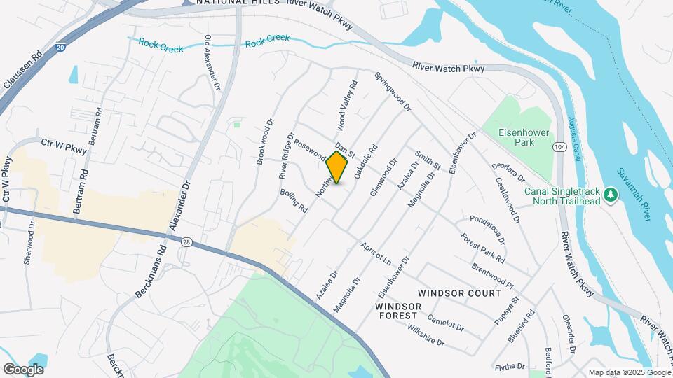 1113 Glen Ct Map and Location Details