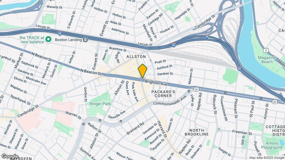 153 Brighton Ave, Unit 1 Map and Location Details
