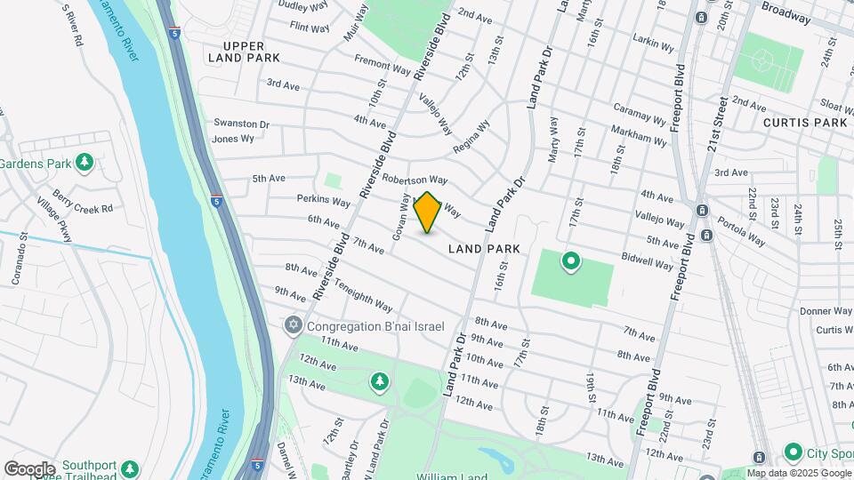 1241 Perkins Way Map and Location Details