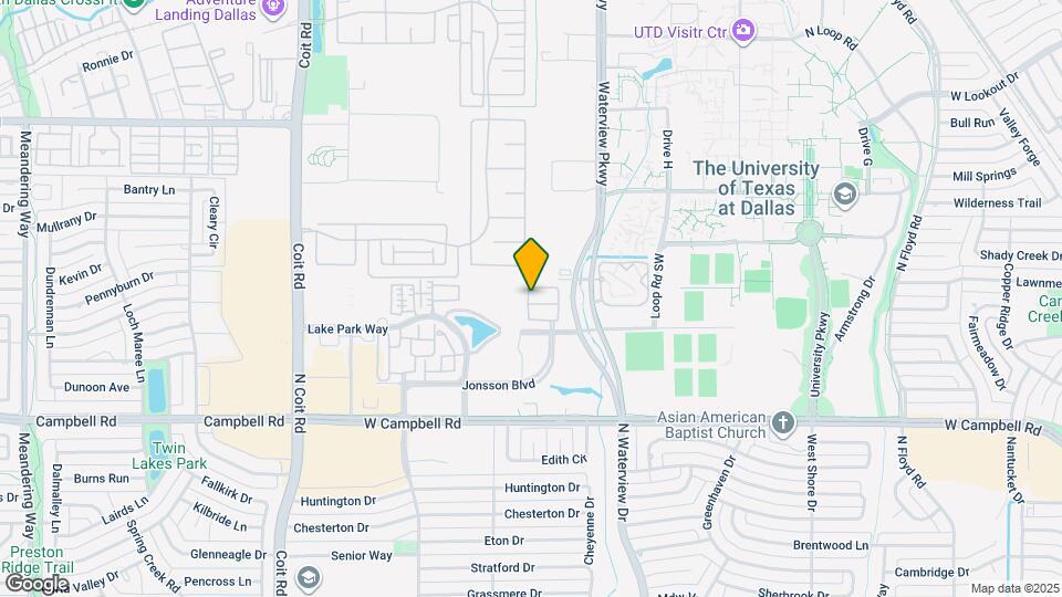 1132 Piedmont Ln Map and Location Details