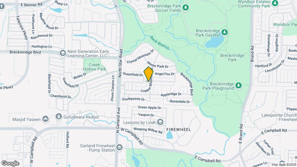4609 Copper Mountain Ln Map and Location Details
