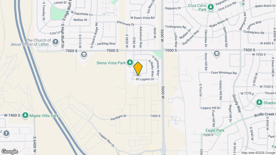 5758 W Lugano Dr Mapa y Detalles de la Ubicación