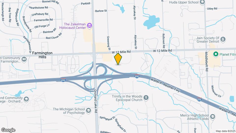 Furnished Studio - Farmington Hills Map and Location Details