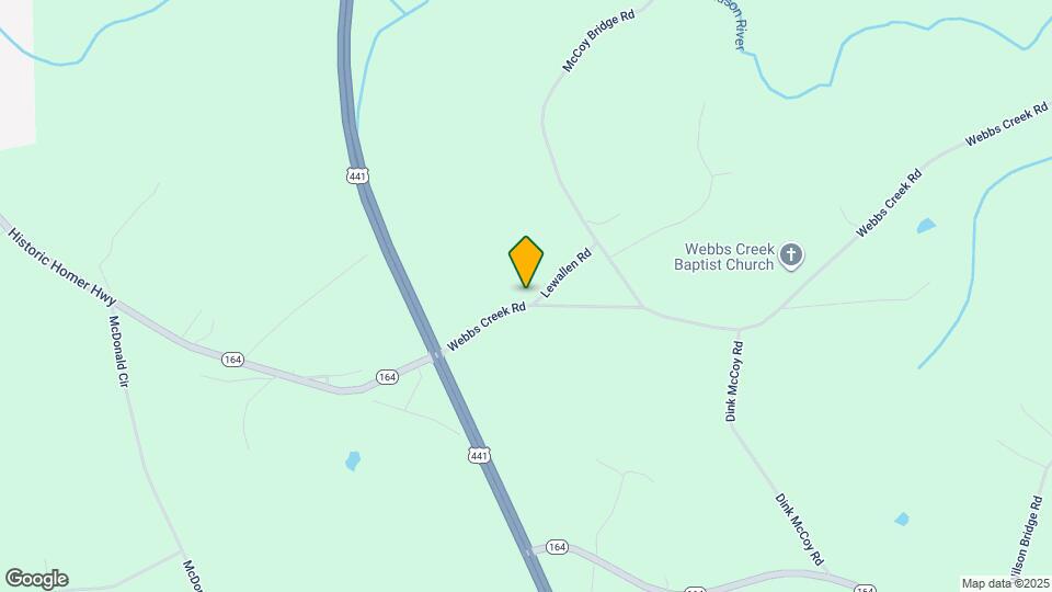295 Webbs Creek Rd Map and Location Details