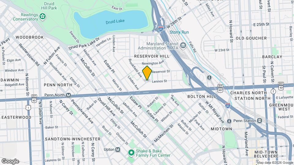837 Lennox St Mapa y Detalles de la Ubicación