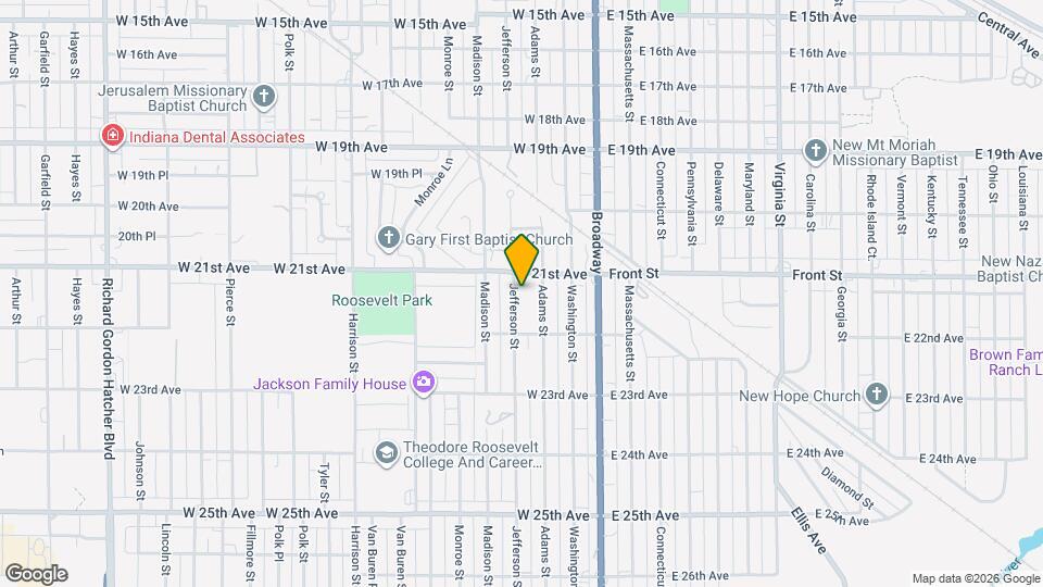 2129 Jefferson St Map and Location Details