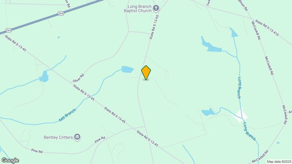 1103 Long Branch Church Rd Map and Location Details