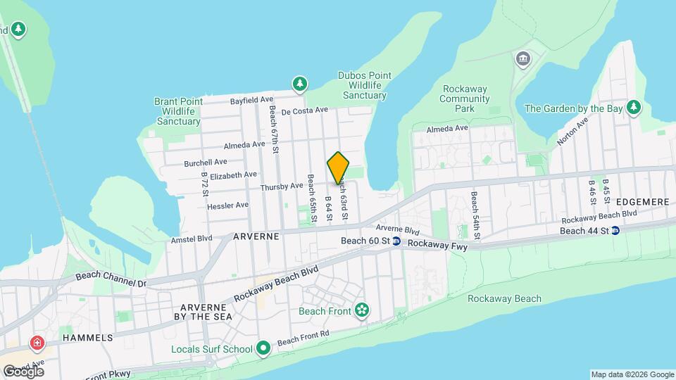 461 Beach 63rd St, Unit 3 beds apt Map and Location Details