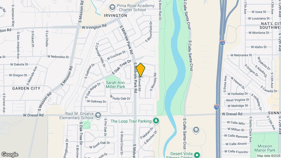 1534 W Churchill Pl Map and Location Details