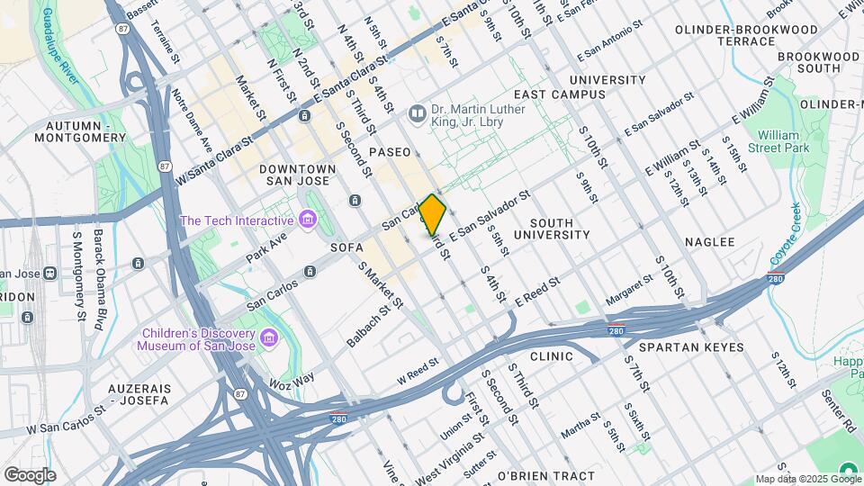 395 S 3rd St Map and Location Details