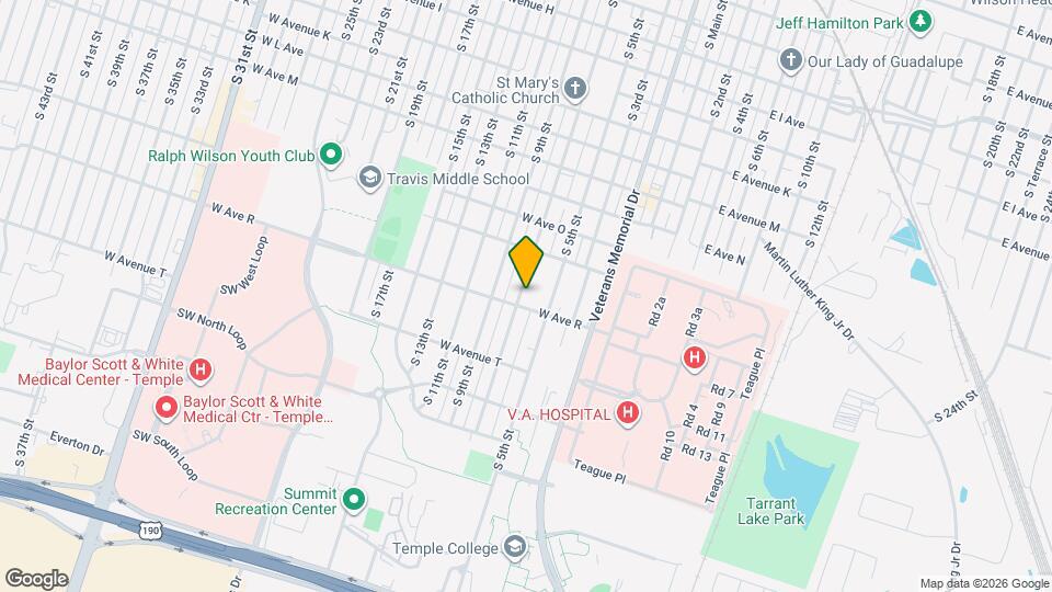 1717 S 7th St Map and Location Details