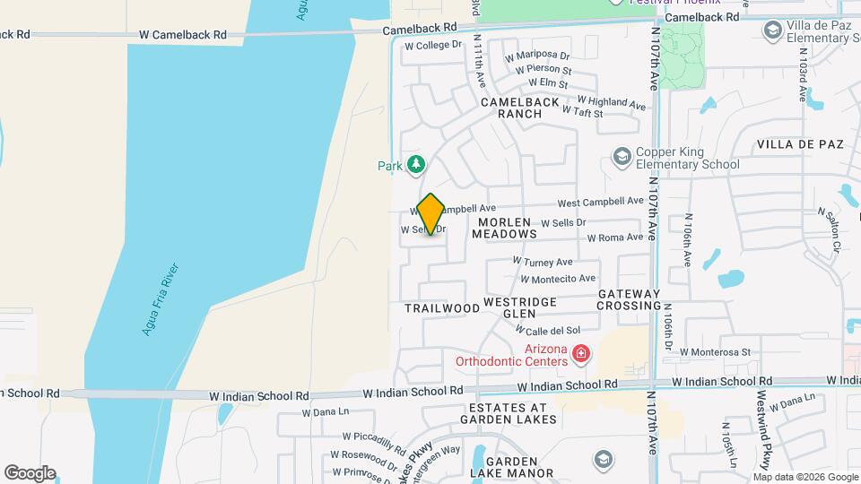 11218 W Roma Ave Mapa y Detalles de la Ubicación