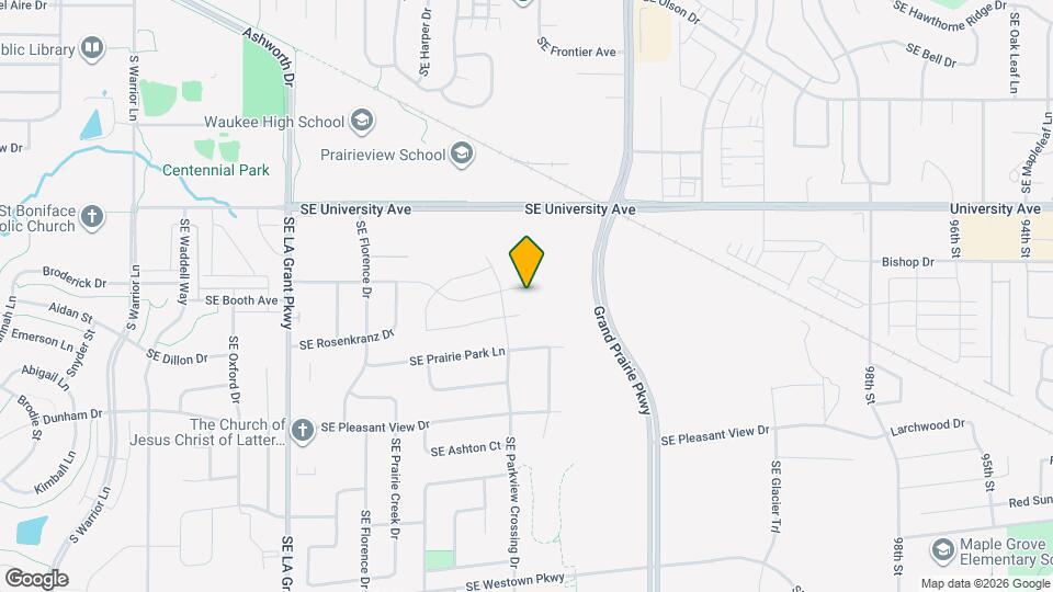 835 SE Booth Ave Map and Location Details