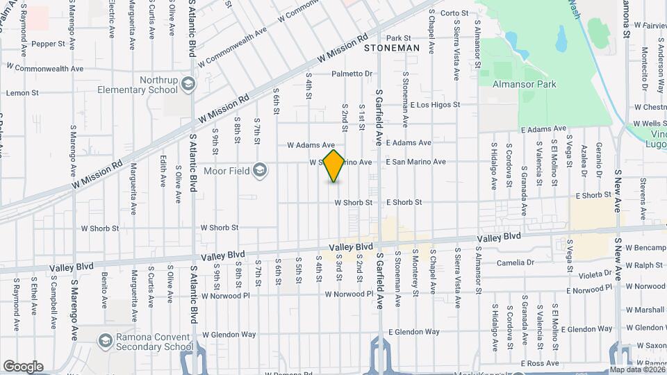 1133 S 3rd St Mapa y Detalles de la Ubicación
