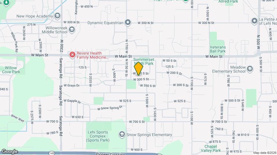 1610 W 300 S Map and Location Details