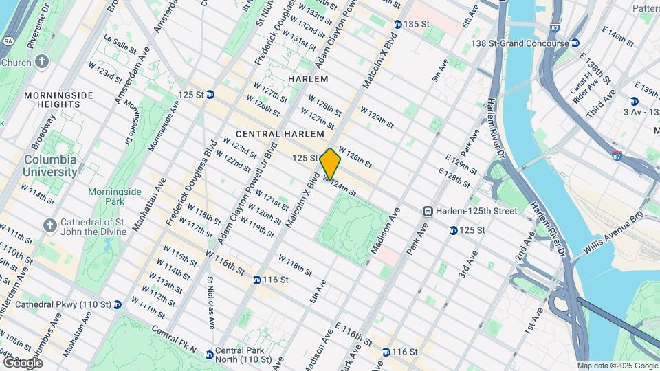 60 W 124th St Map and Location Details