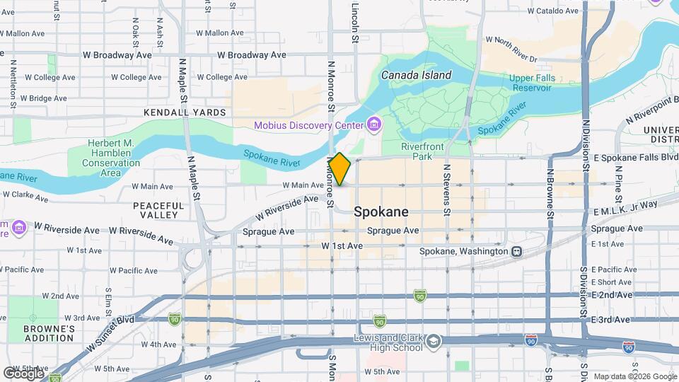 2013 E 1st Ave Map and Location Details