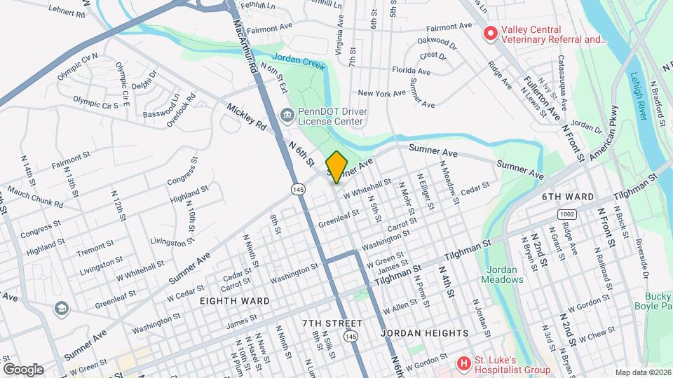 551 Sumner Ct Map and Location Details