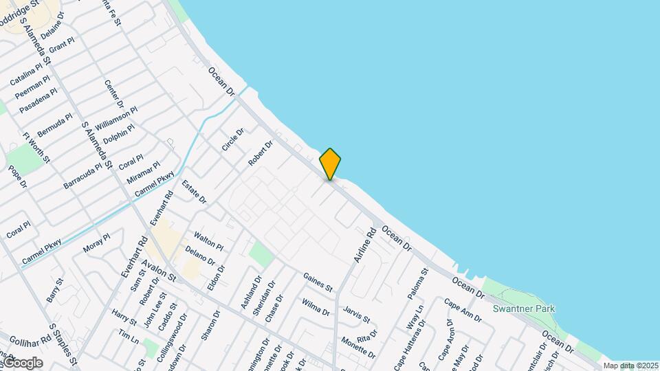 4443 Ocean Drive Mapa y Detalles de la Ubicación