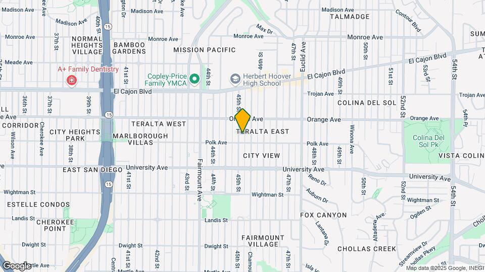 4129 45th St Map and Location Details