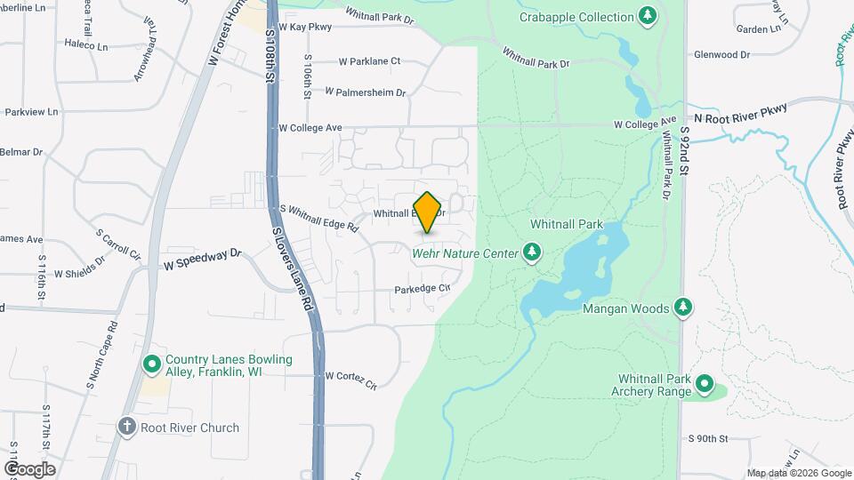 10268 Parkedge Cir Map and Location Details