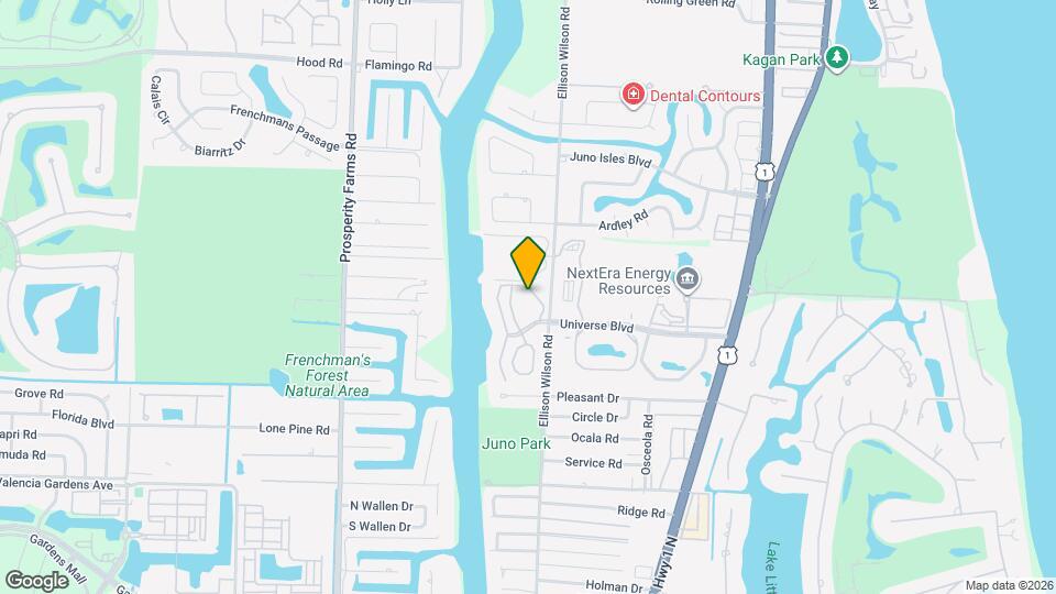 346 Oak Harbour Dr, Unit Rob’s Juno Beach Map and Location Details