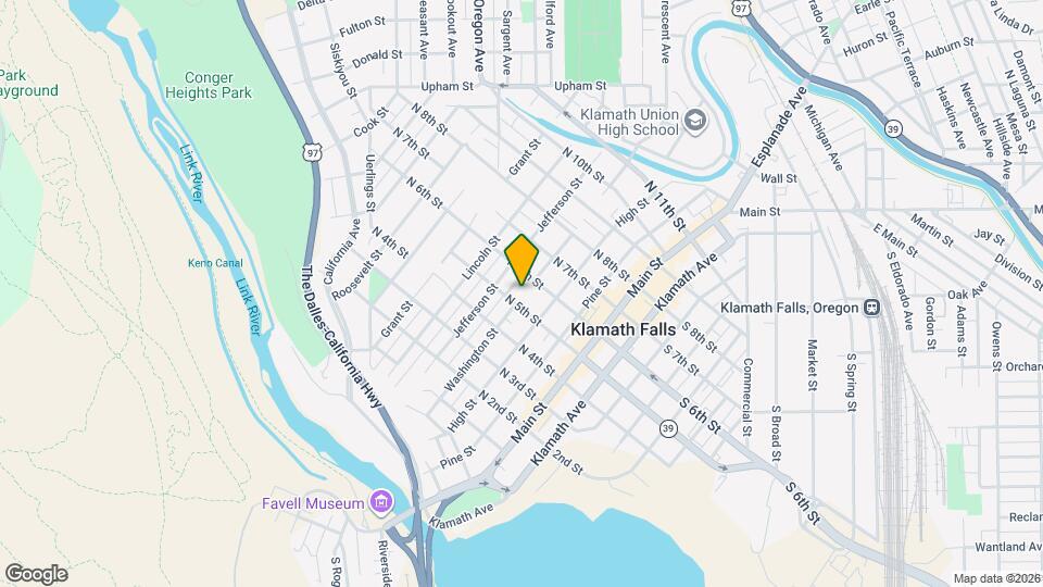 345 N 5th St Map and Location Details