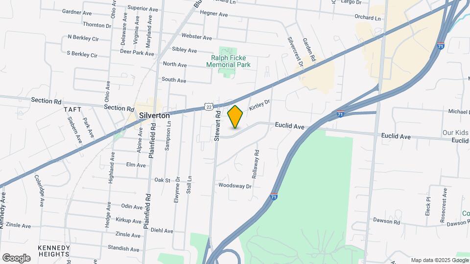 5698 Euclid Rd Map and Location Details