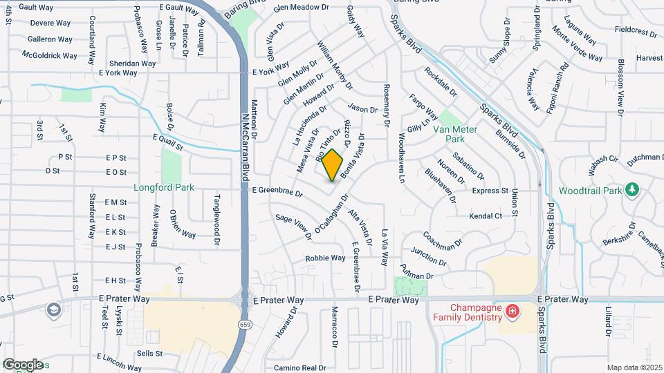 977 Rio Vista Dr Map and Location Details