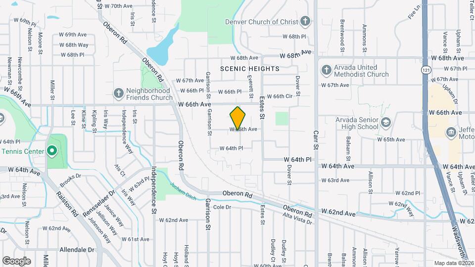 6495 Field St Map and Location Details