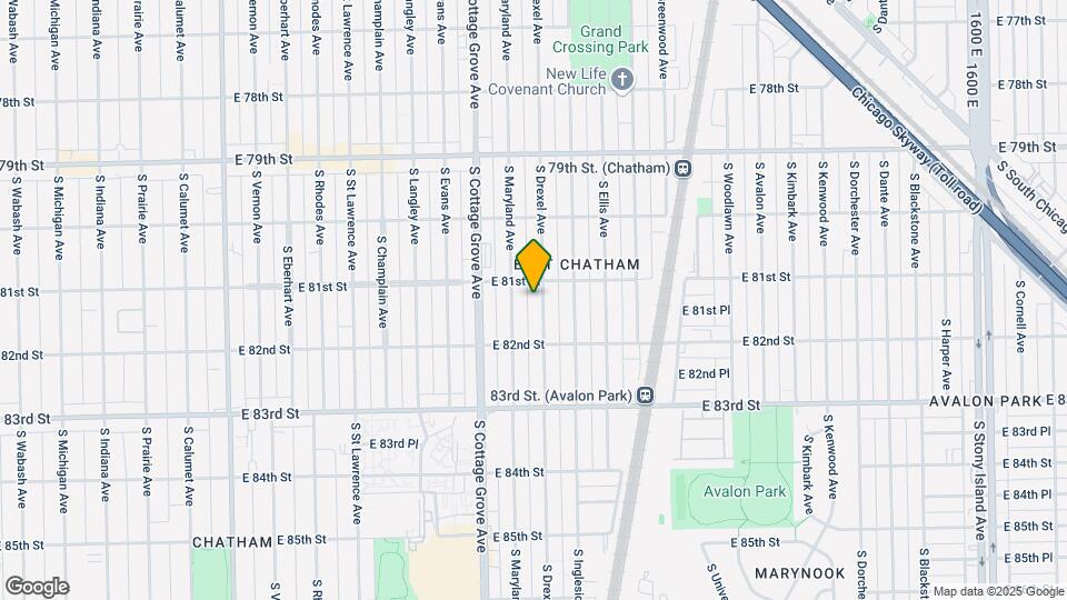 8114 S Drexel Ave Map and Location Details