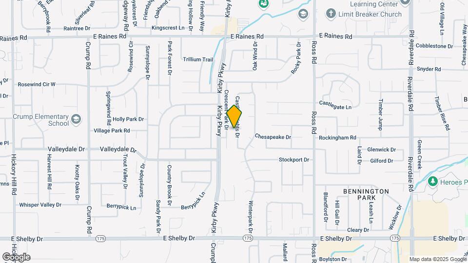 4411 Castle Heights Dr Map and Location Details
