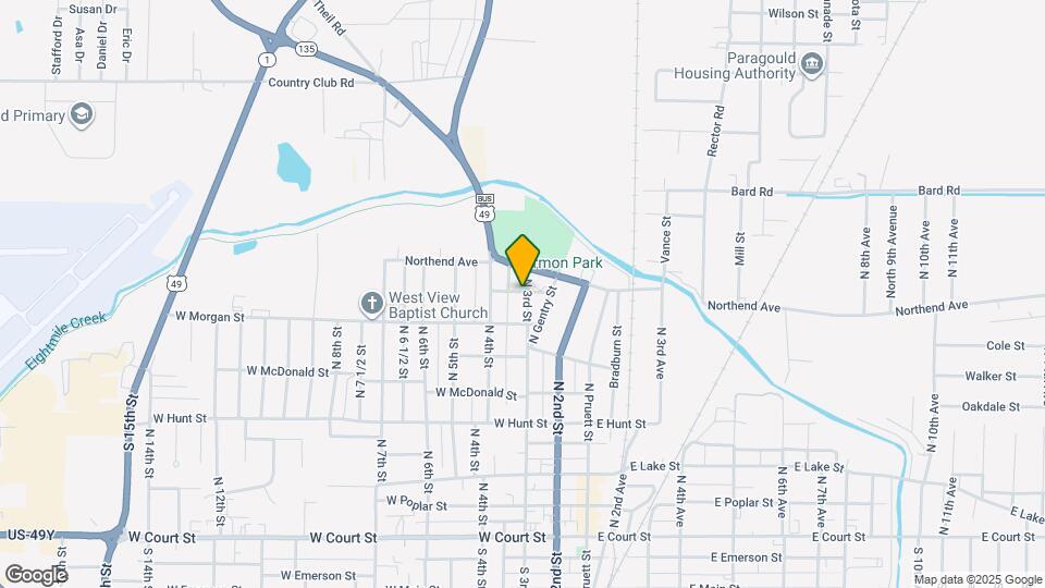 834 N 3rd St Map and Location Details