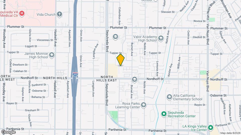 9148 Columbus Ave, Unit #9150 Map and Location Details