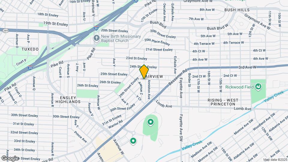 2915 Z Ave Map and Location Details