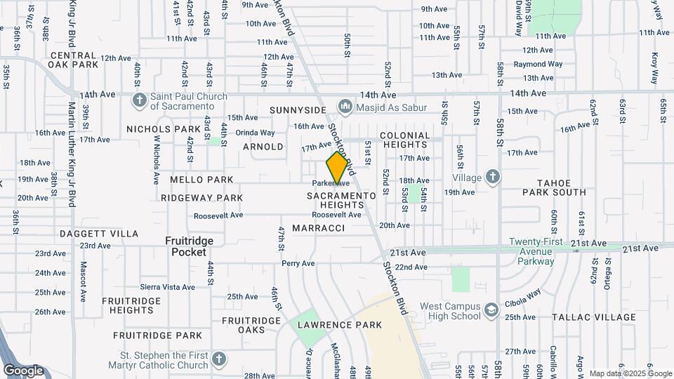 4900 Parker Ave Map and Location Details