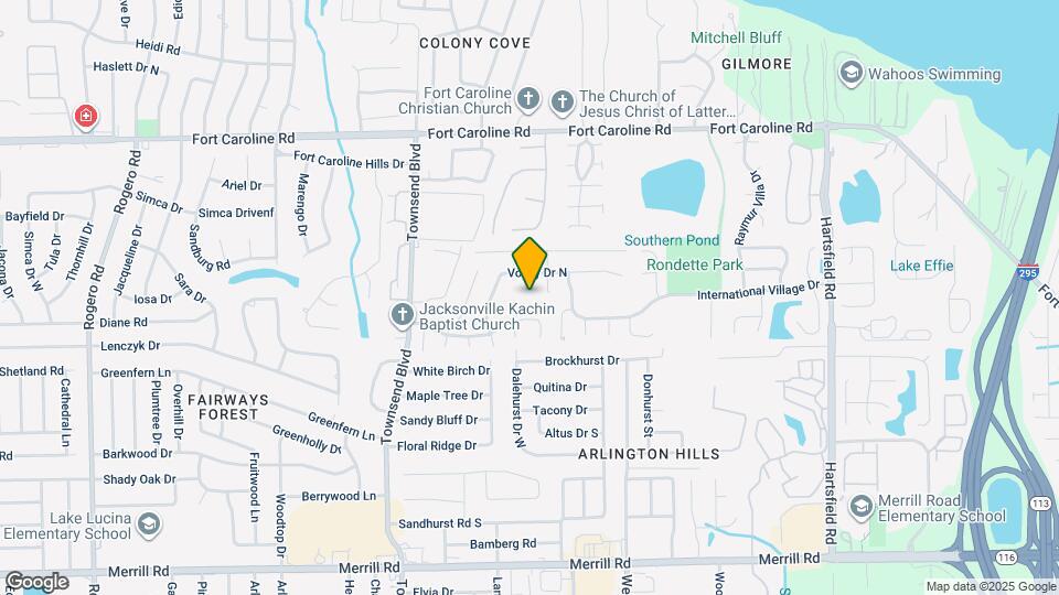 3401 Volley Ct Map and Location Details