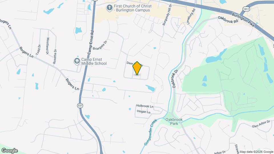 1687 Deer Run Dr Map and Location Details