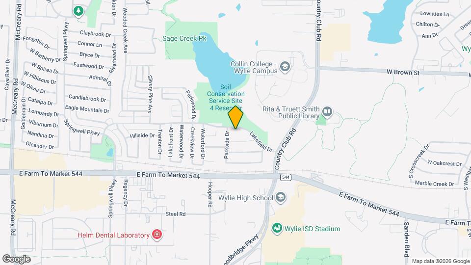 2107 Parkvista Ct Map and Location Details